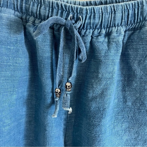 PHILIP HUANG Sky Indigo Isan Woven Shorts - Picture 6 of 11